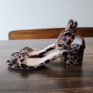 Brother Vellies genuine shearling fur sandals heels, sz 6